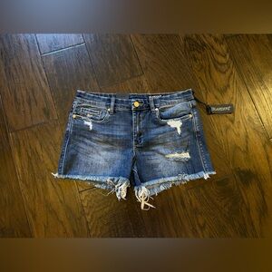 Blank NYC The Essex Denim Shorts Women Classic Cut-off Distressed Size 29 NWT